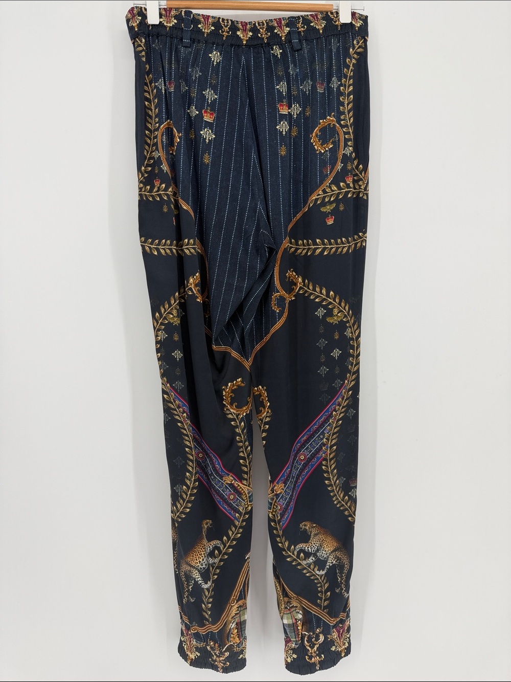 CAMILLA Dining Hall‎ Darling Silk Jogger Pants Small Designer Resort Luxe - Picture 3 of 12